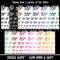 Silly Cow Face Temporary Tattoo Water Resistant Fake Body Art Set Collection